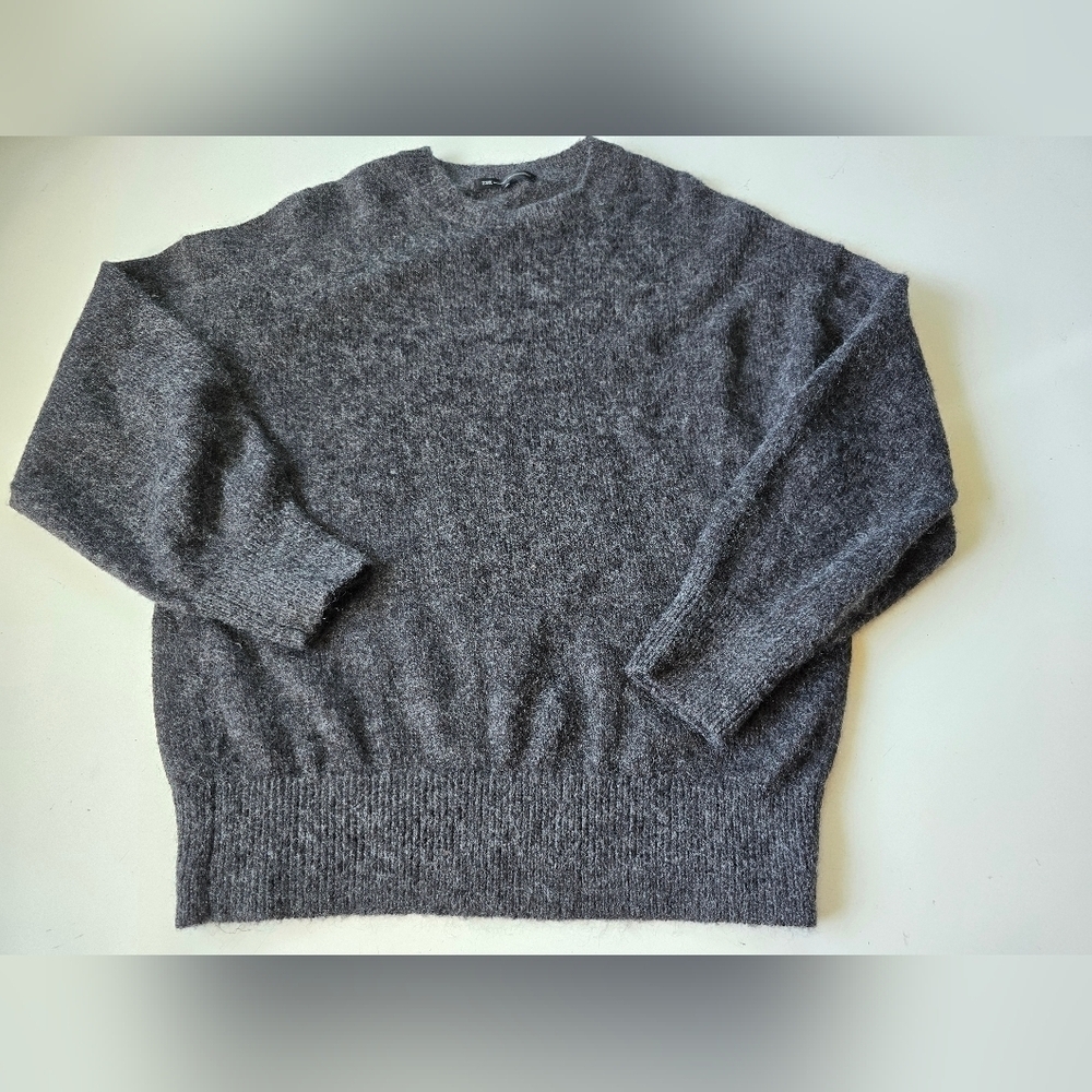 23 VINGT-TROIS ARRONDISSEMENTS Wool Mohair Blend Sweater Size 38 US 8 Grey - Picture 1 of 9
